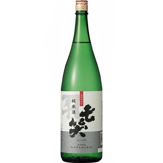 七笑 純米酒(15.3% ALC)1.8L