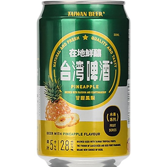 台灣啤酒 水果系列 鳳梨味啤酒(2.8% ALC)330ml