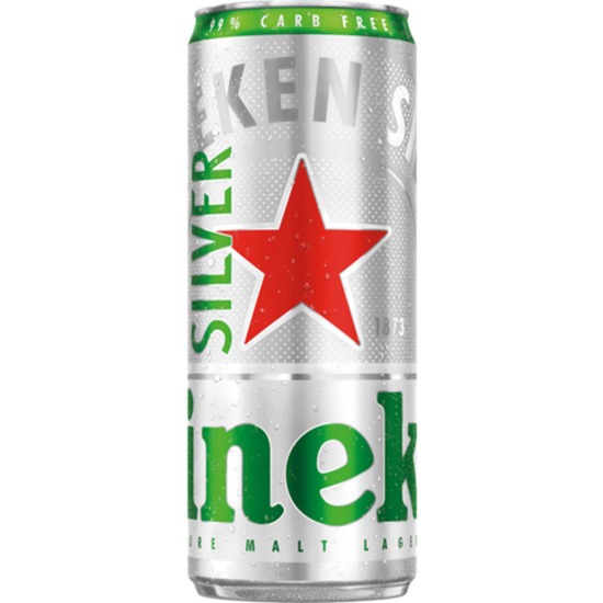 Heineken Silver Beer Lager Low Carb Can 330ml