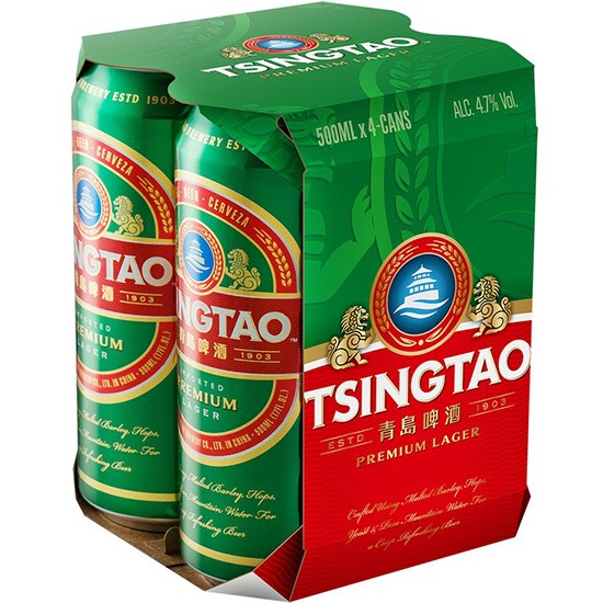 青島 啤酒(4.5% ALC)500ml*4p