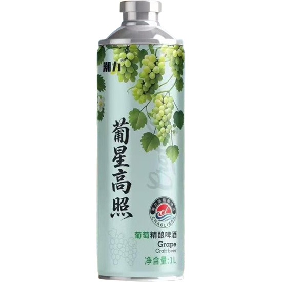 潮力 葡萄味精釀啤酒(3.6% ALC)1L