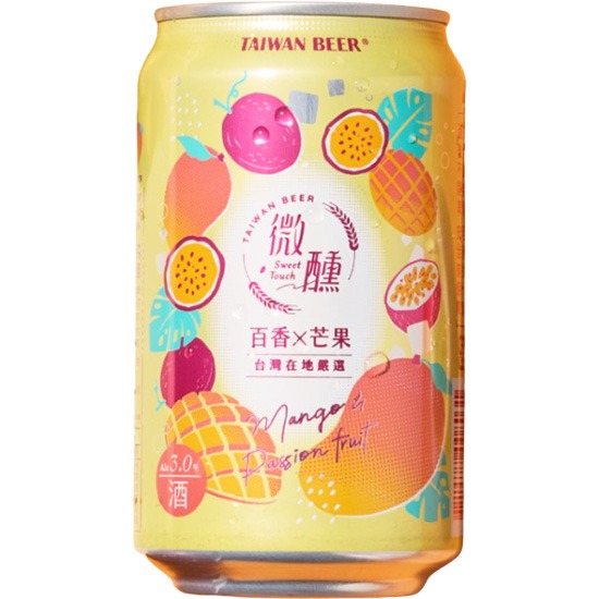 台灣啤酒 微醺 百香芒果啤酒(3.0% ALC)330ml