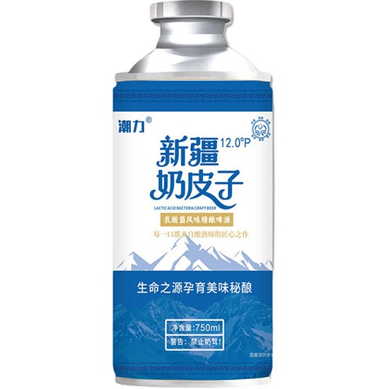 潮力 新疆奶皮子 乳酸菌味啤酒(4.1% ALC)750ml
