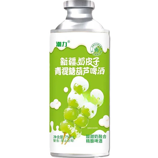 潮力 新疆奶皮子 青提糖葫蘆味啤酒(4.1% ALC)750ml
