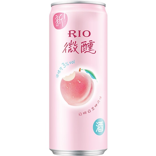 RIO 微醺 白桃白蘭地風味雞尾酒330ml 3% ALC