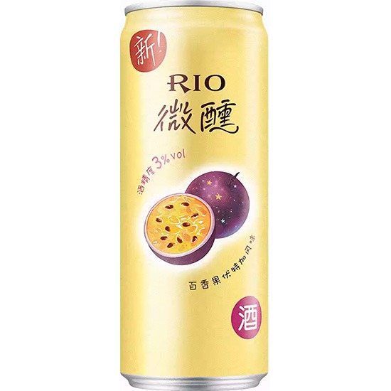RIO 微醺 百香果伏特加風味雞尾酒330ml 3% ALC