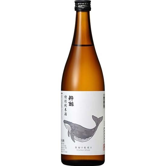 酔鯨（特別純米酒） 720ml 15% Suigei Drunken Whale Junmai Purerice 720ml 15%