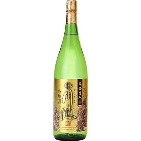川鶴　宝田川（金箔入吟醸酒） 1.8L 15%