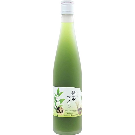 シャトー勝沼　抹茶ワイン 500ml 7% Chateau Katsunuma Maccha Wine 500ml 7%